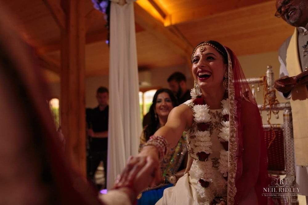Merrydale Manor Wedding Photographer - Bride sees Groom
