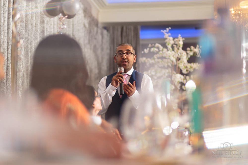 Merrydale Manor Wedding Photographer - Best Mans speech