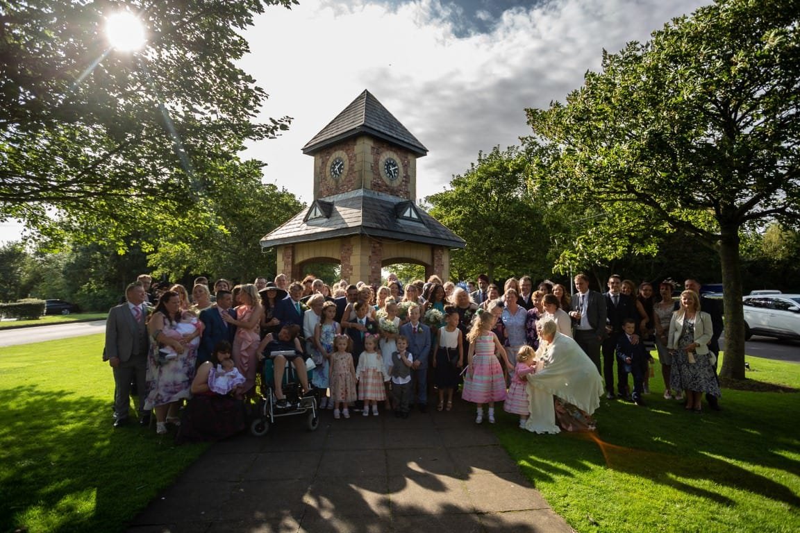 Blackpool Wedding Photographer Village Hotel Wedding Group