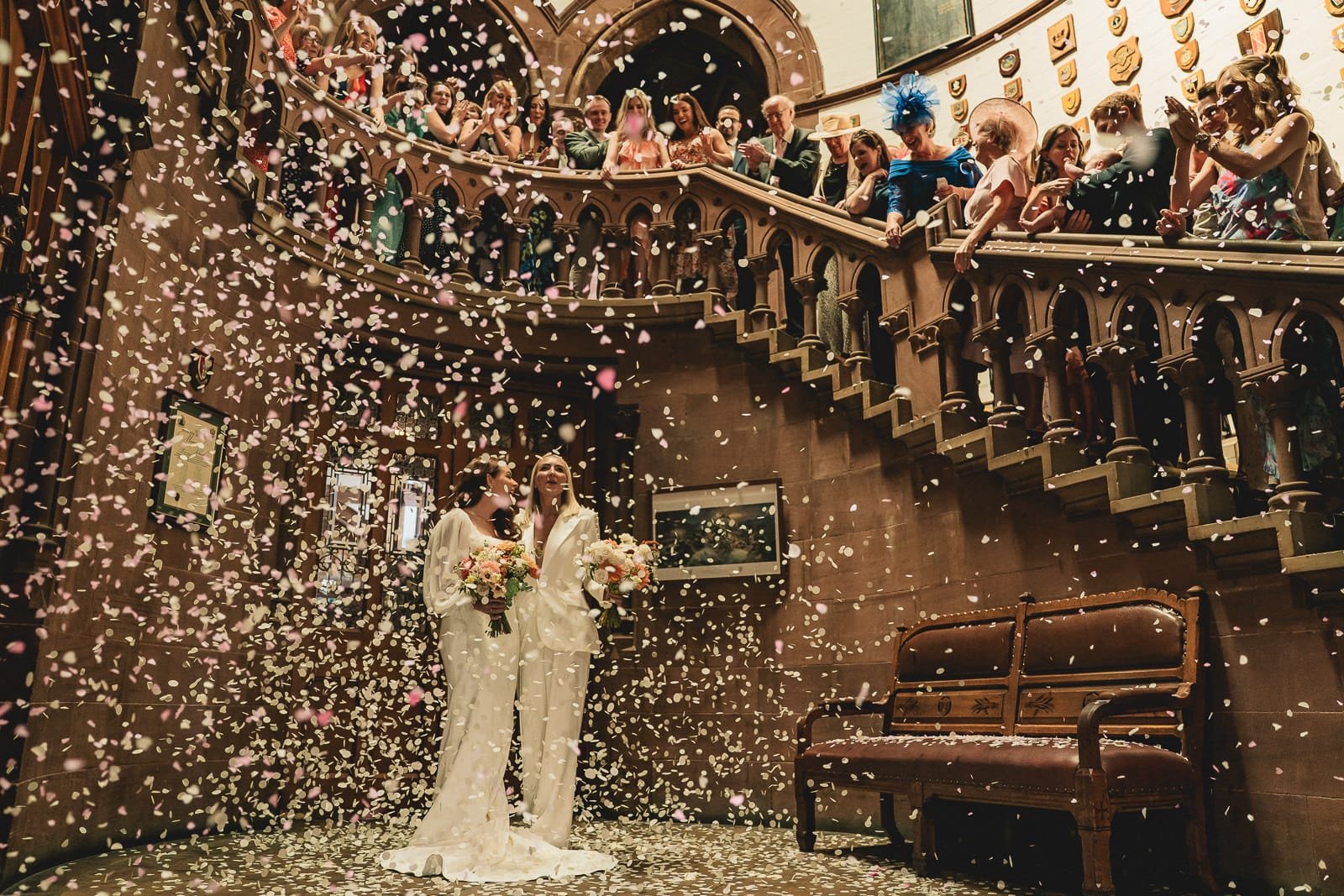 NRA01641 Chester Town Hall Confetti drop