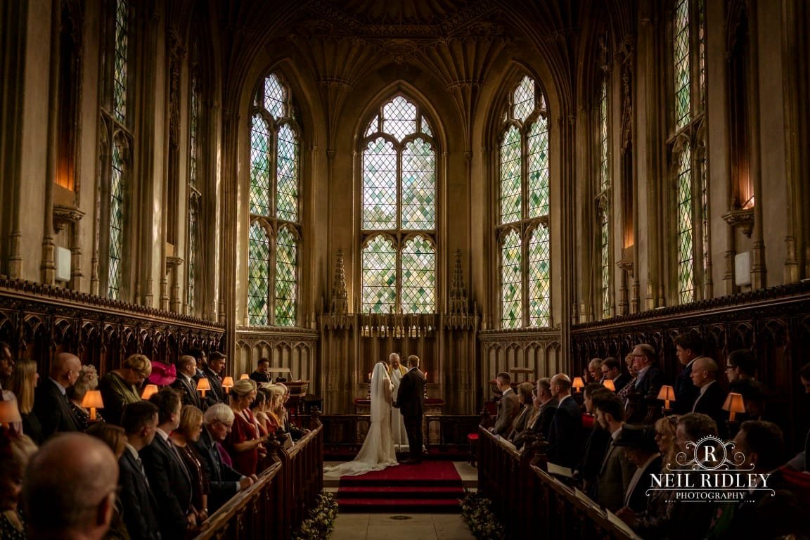 Ashridge House Wedding Photographer chapel service