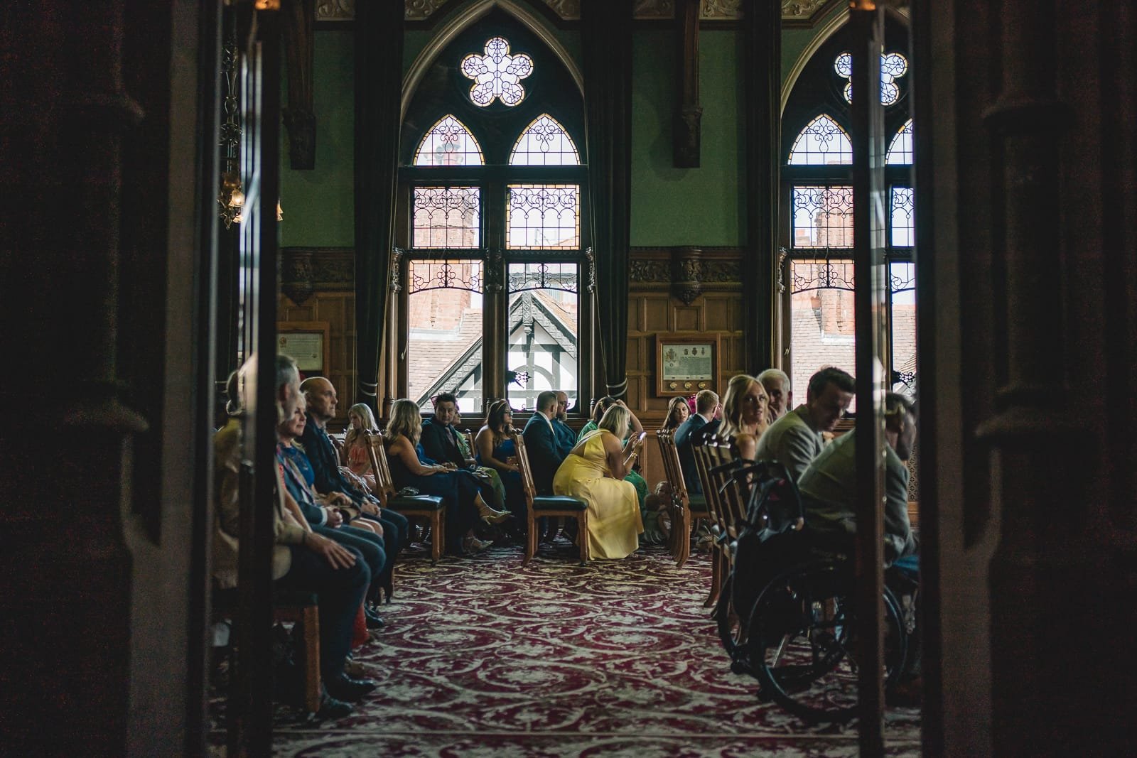 NRB02458 Chester Town Hall guests waiting