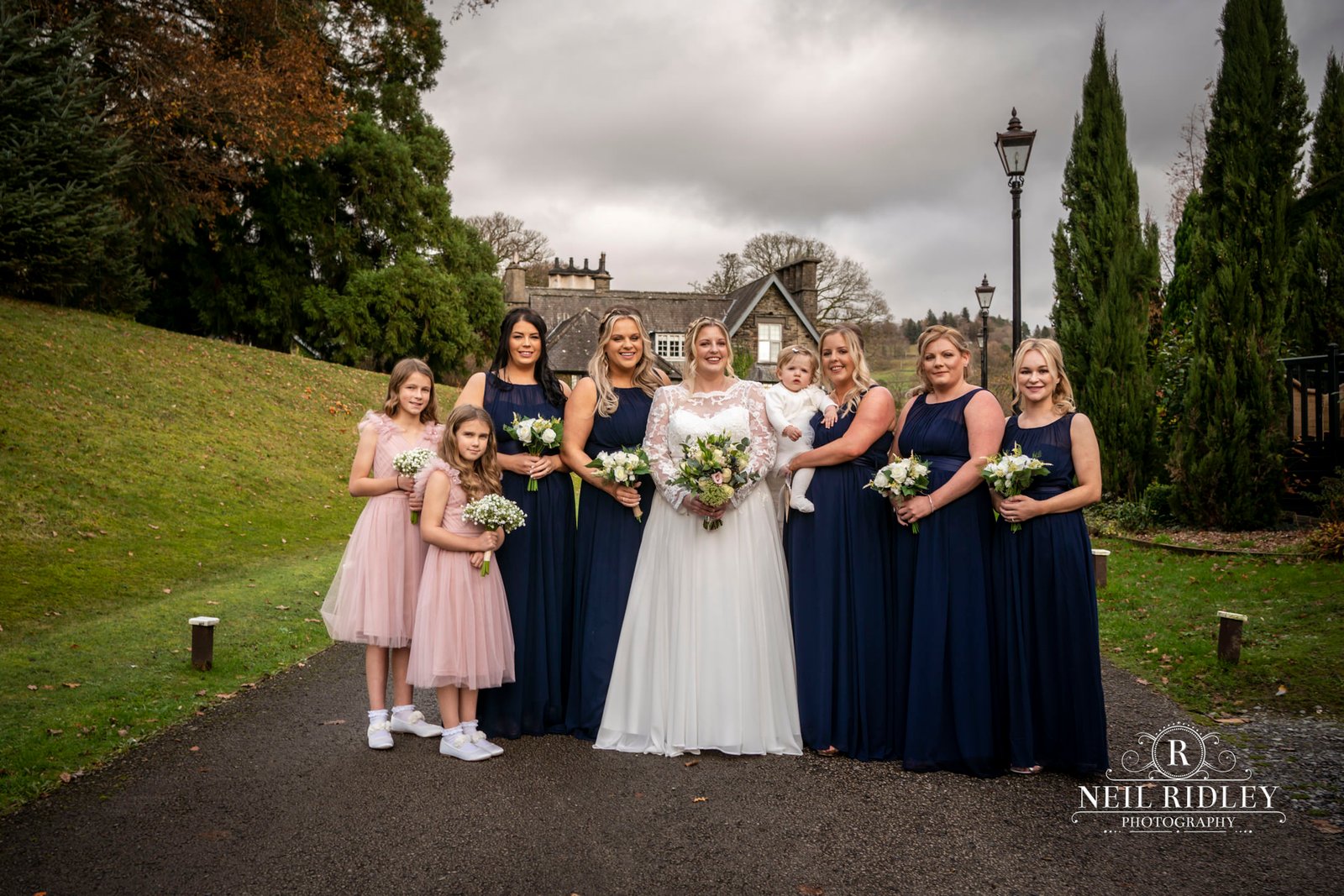 NR906347 Broadoaks Country House Hotel Bridal party