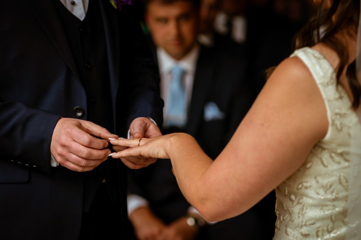 Hidden River Barn Photo and Video putting the ring on