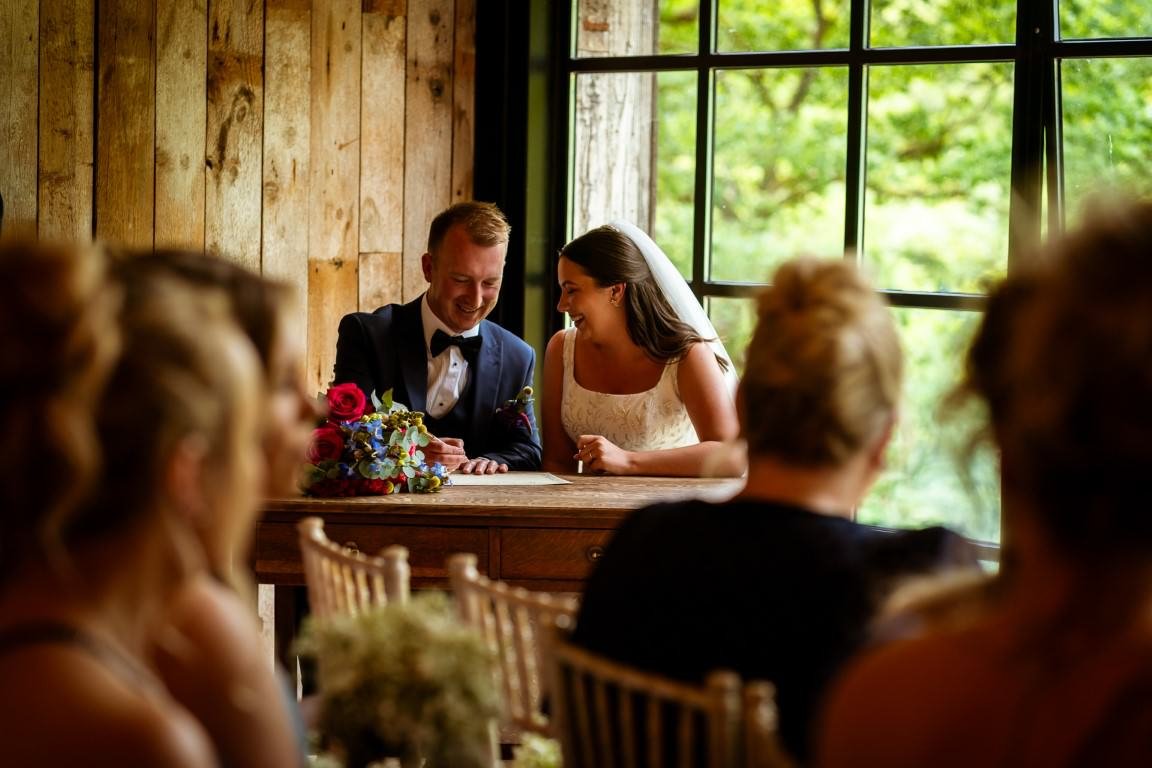 Hidden River Barn Photo and Video signing the register