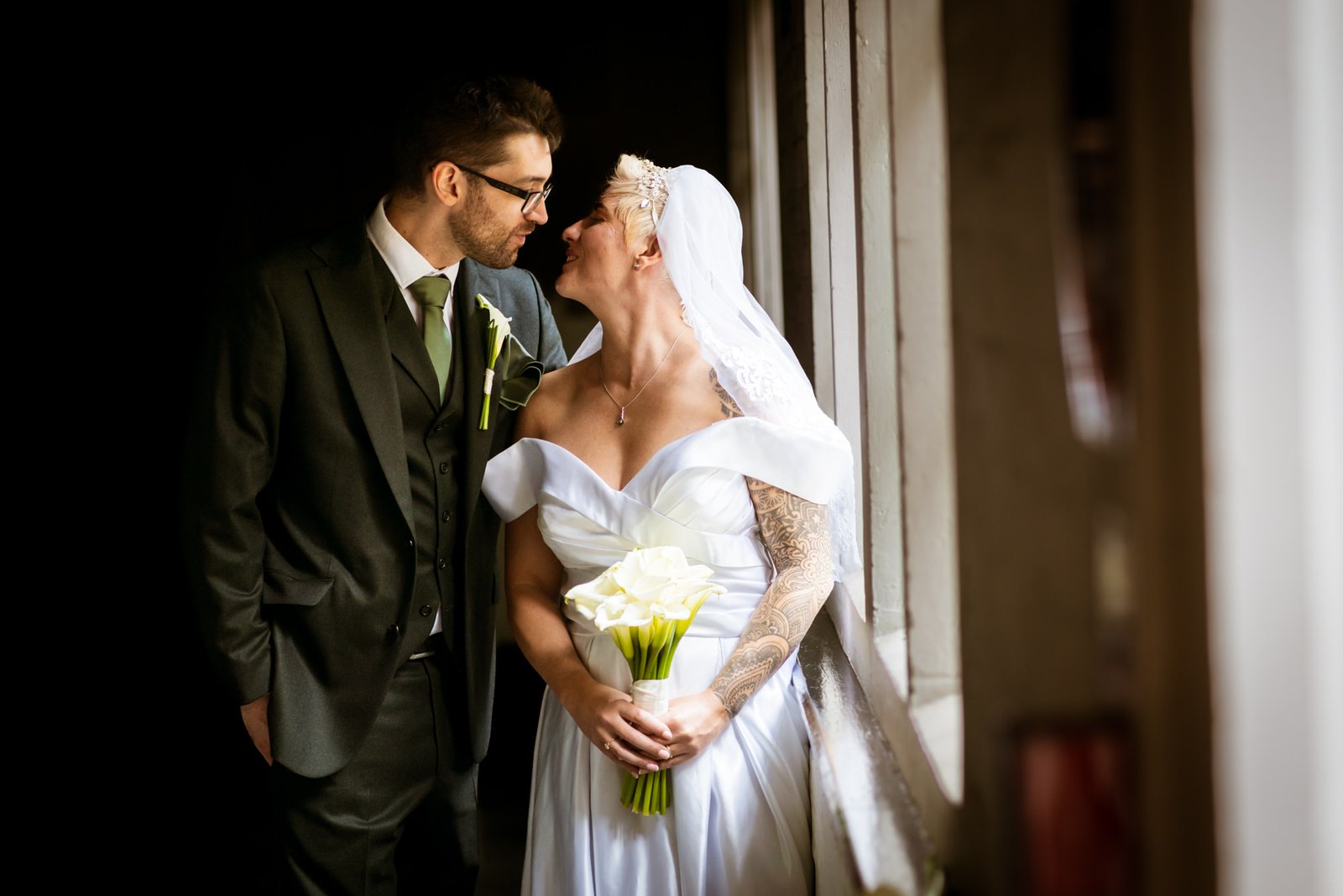 Le Gothique Wedding window light