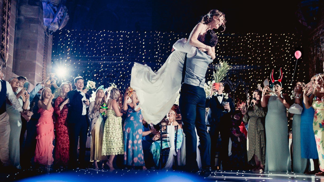 NRB00893-Edit Peckforton Castle Wedding Bride and Groom Dancec