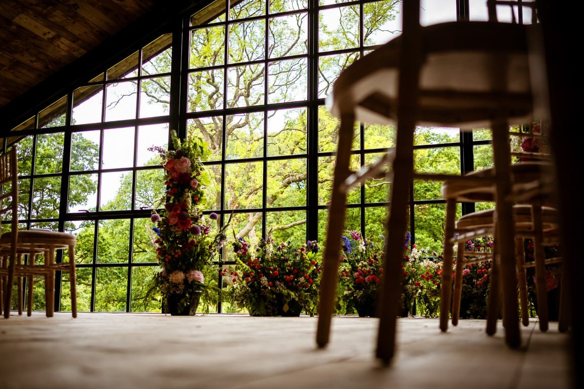 Hidden River Barn Photo and Video ceremony room