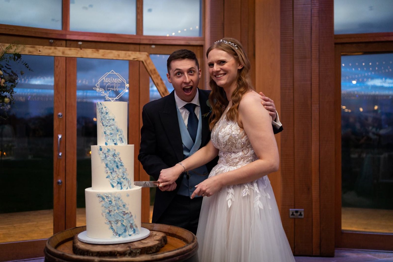 Cake Cut The Out Barn Wedding Photographer Cake Cut