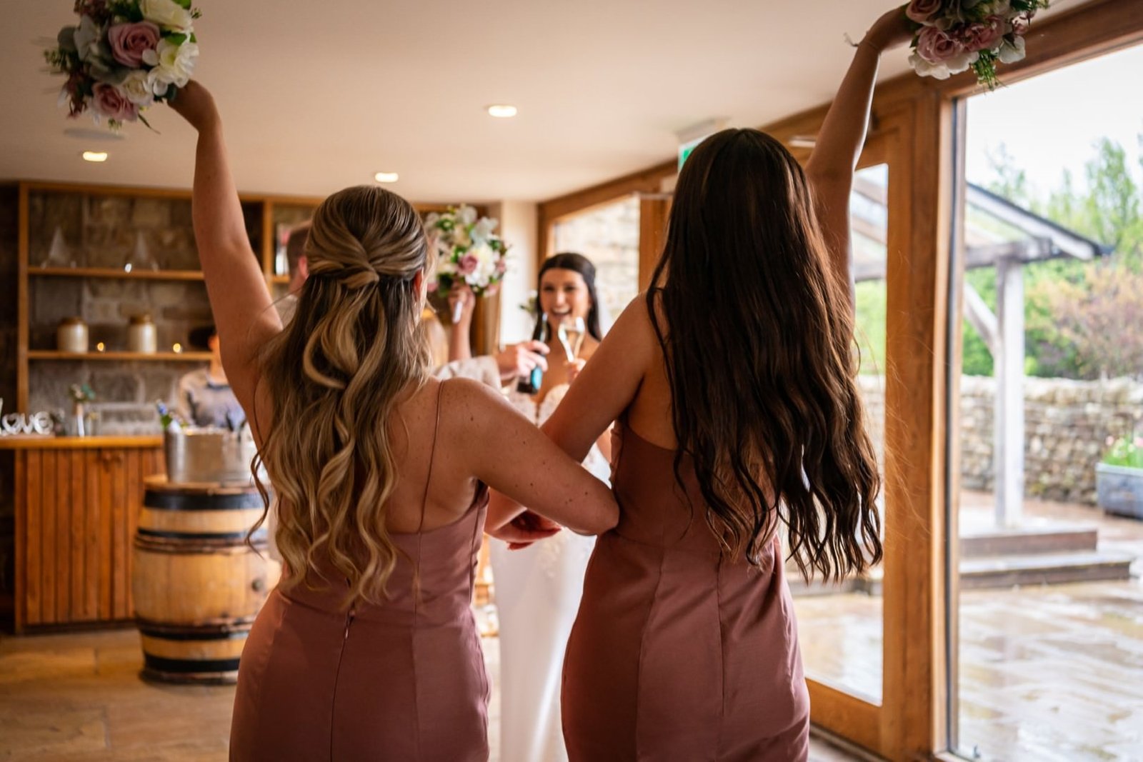 The Out Barn Wedding Photographer Bridesmaids The Out Barn Wedding Photographer Bridesmaids