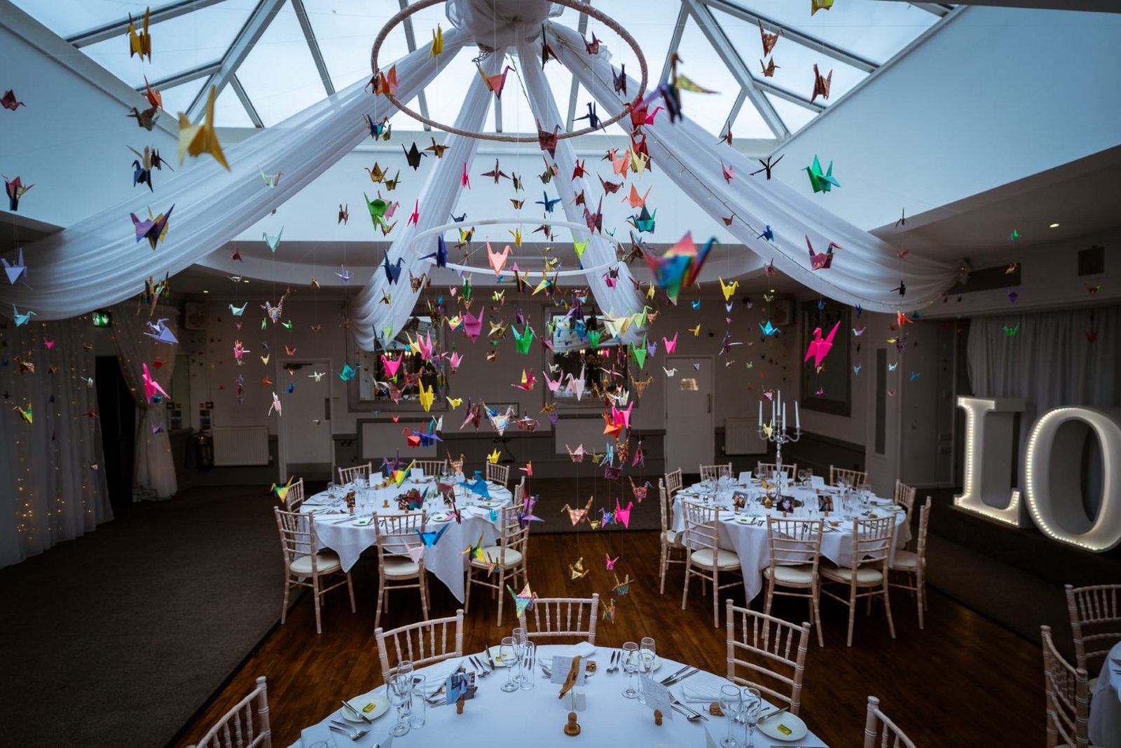 Stirk House Wedding Photographer Decorated room